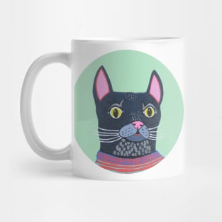 Crabby Black Cat Mug